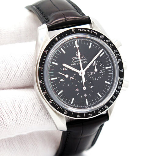 Omega Speedmaster Professional Moonwatch “Sapphire Sandwich” on Strap with 1863 Movement