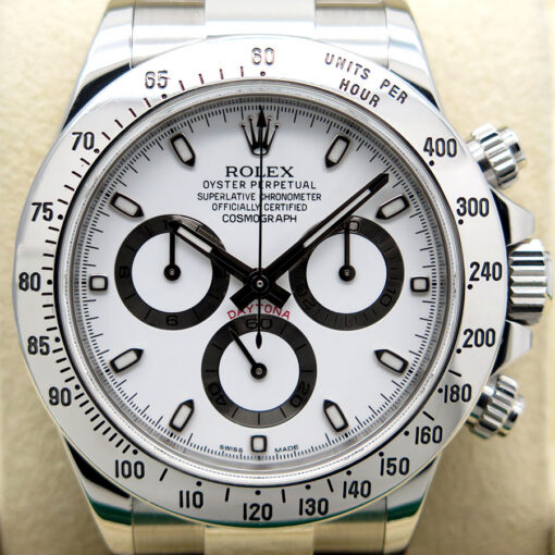 Rolex 116520 Cosmograph Daytona with White Dial - Image 3