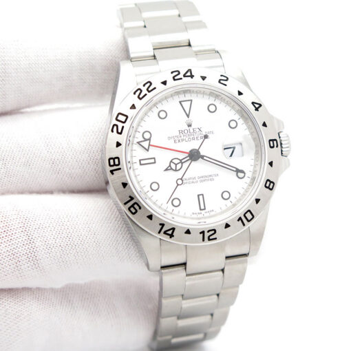 Rolex 16570 Explorer II with White Dial and 3186 Movement