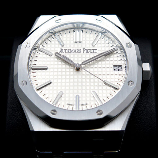 Audemars Piguet 15510ST Royal Oak 50th Anniversary Edition with Silver Dial - Image 3