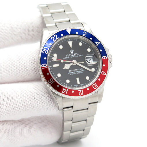 Rolex 16710 GMT Master II with Red & Blue Bezel