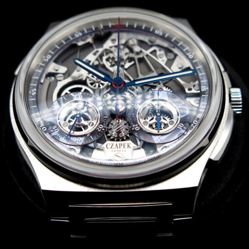 Czapek & Cie 1613-RT Antarctique Rattrapante Chronograph Skeleton Limited Edition - Image 3