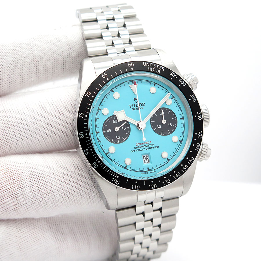 Tudor 79360N Black Bay Chronograph with Turquoise Dial