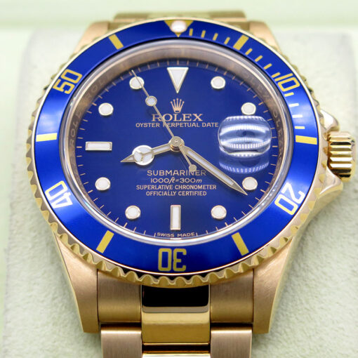 Rolex 16618LB Submariner 18K Yellow Gold - Image 3