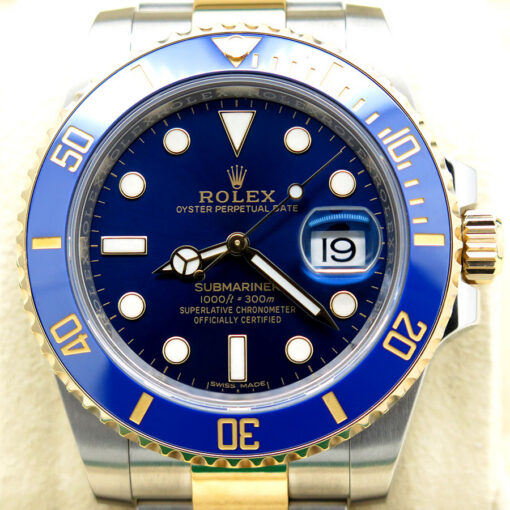 Rolex 116613LB Submariner 18K/SS Blue Dial - Image 3