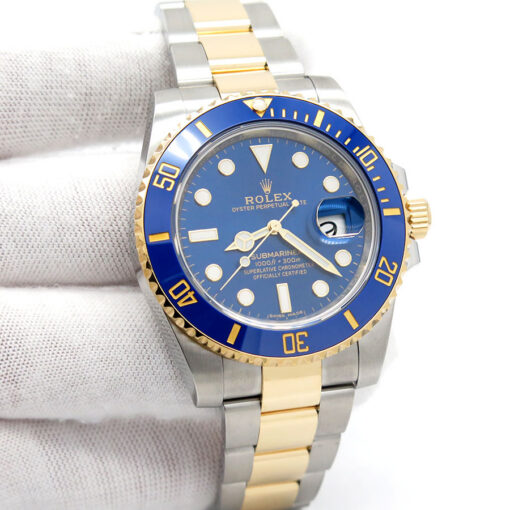 Rolex 116613LB Submariner 18K/SS Blue Dial