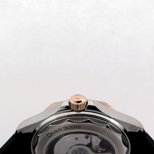 Omega Seamaster Diver 300m 18K/SS with Black Dial on Strap - Image 6