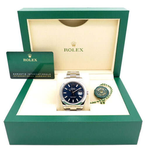 Rolex 126300 Datejust 41 with Blue Stick Dial on Oyster - Image 2