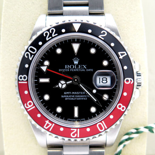 Rolex CPO 16710 GMT Master II with Red & Black Bezel - Image 3