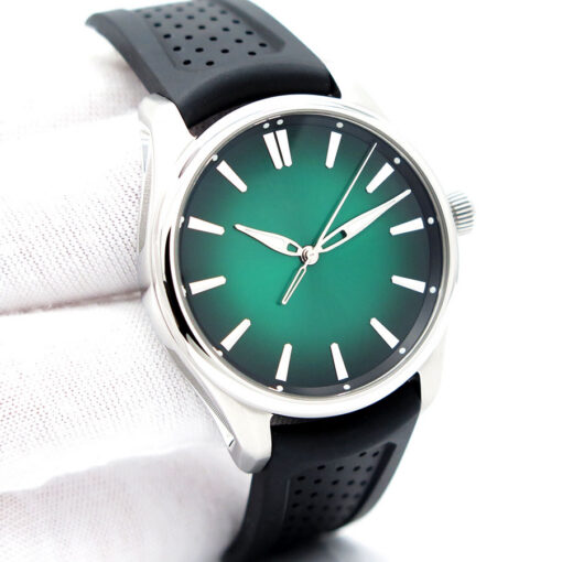 H. Moser & Cie 3201-1201 Pioneer Centre Seconds with Cosmic Green Dial