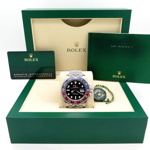 Alternative view of Rolex 126710BLRO GMT Master II on Jubilee