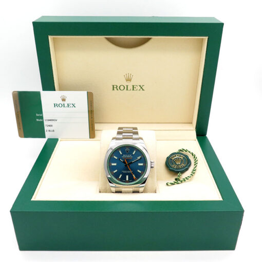 Rolex 116400GV Milgauss with Blue Dial - Image 2