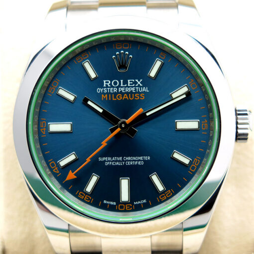 Rolex 116400GV Milgauss with Blue Dial - Image 3