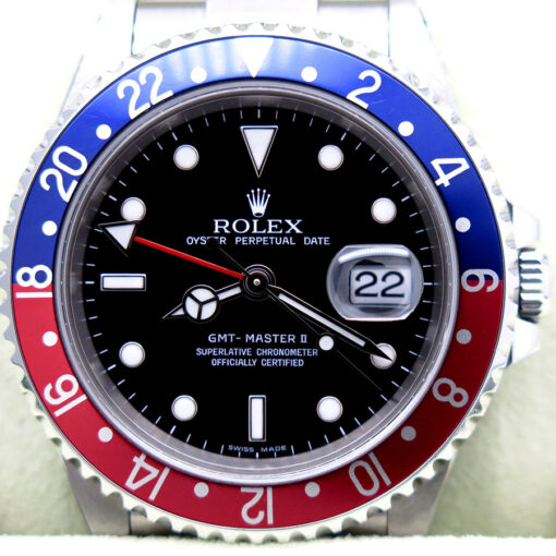 Rolex 16710 GMT Master II with Red/Blue Bezel and 3186 Movement - Image 3