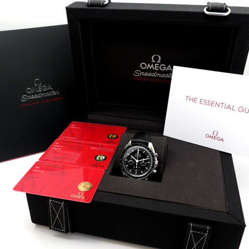 Omega Speedmaster Professional Moonwatch “Sapphire Sandwich” with 3861 Movement on Leather - Image 2