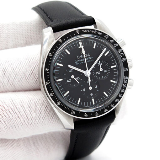 Omega Speedmaster Professional Moonwatch “Sapphire Sandwich” with 3861 Movement on Leather