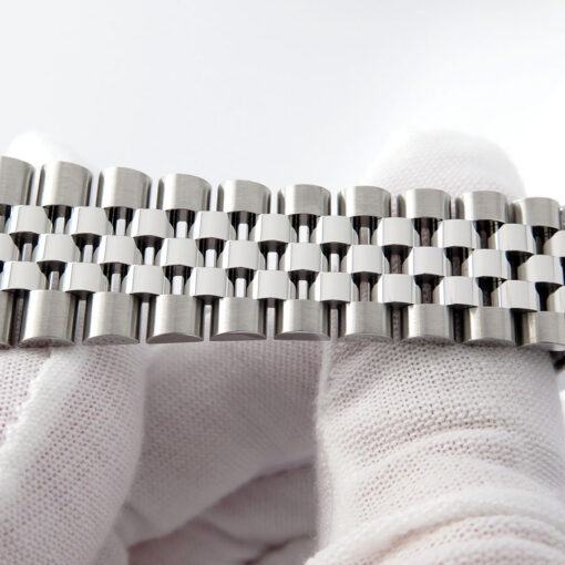 Rolex 126200 Datejust with Mint Green Stick Dial on Jubilee - Image 8