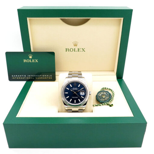 Rolex 126334 Datejust 41 with Blue Stick Dial on Oyster - Image 2