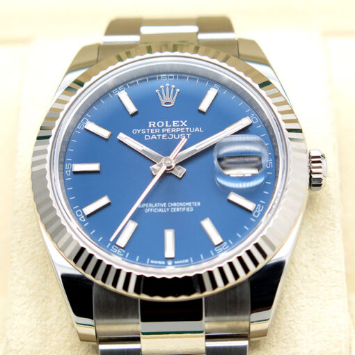 Rolex 126334 Datejust 41 with Blue Stick Dial on Oyster - Image 3