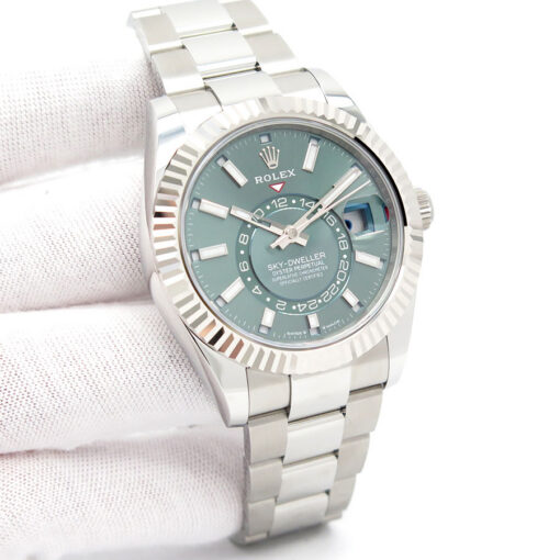 Rolex 336934 Skydweller with Mint Green Dial on Oyster