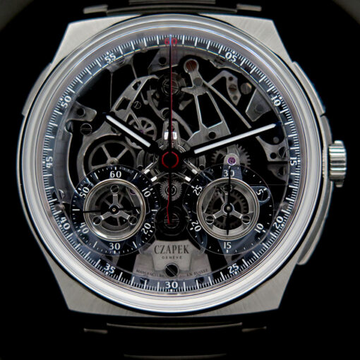 Czapek & Cie 1613-RT Antarctique Rattrapante Chronograph Skeleton Limited Edition - Image 4