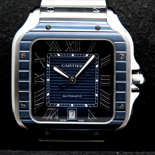 Cartier WSSA0048 Santos de Cartier Large Blue PVD - Image 3