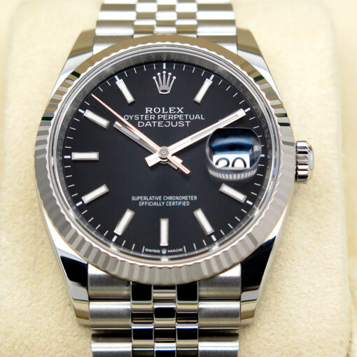 Rolex 126234 Datejust with Black Stick Dial on Jubilee - Image 8
