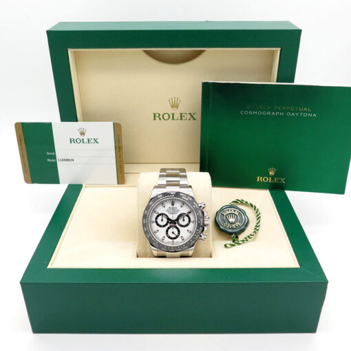 Rolex 116500LN Cosmograph Daytona with White Dial - Image 2