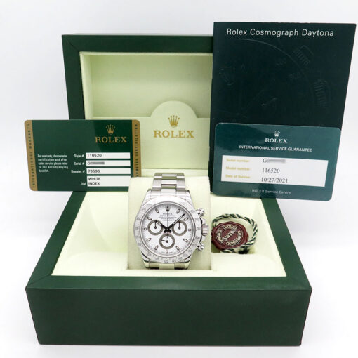 Rolex 116520 Cosmograph Daytona with White Dial - Image 2