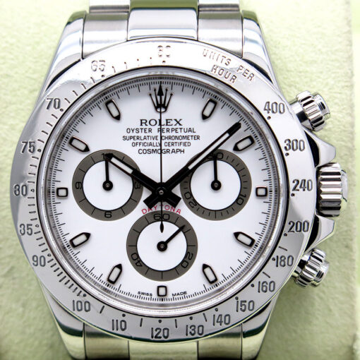 Rolex 116520 Cosmograph Daytona with White Dial - Image 3