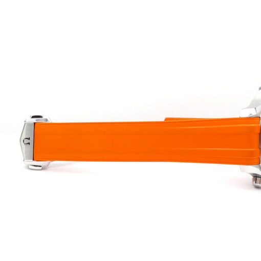 Omega Seamaster No Date Diver 300m with Black Dial on Orange Rubber Strap (New Model) - Image 7
