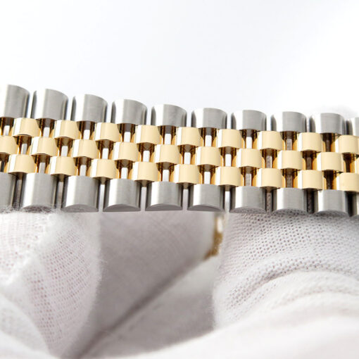 Rolex 126333 Datejust 41 18K/SS with Champagne Diamond Dial on Jubilee - Image 6