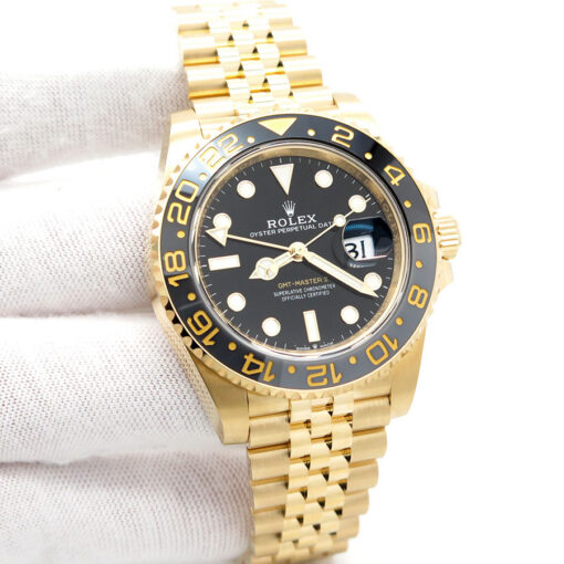 Rolex 126718GRNR GMT Master II 18K Yellow Gold on Jubilee
