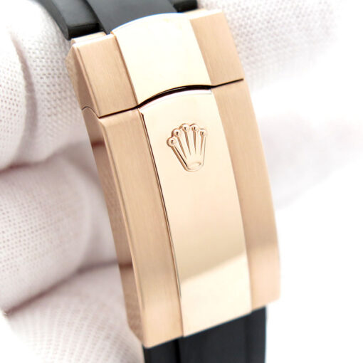 Rolex 326235 Skydweller 18K Rose Gold with Slate Dial on Oysterflex - Image 7