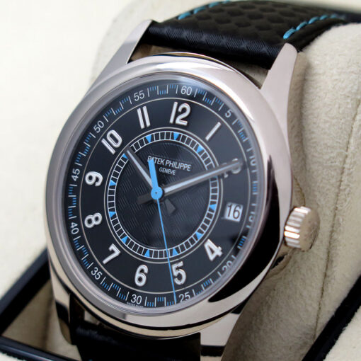 Patek Philippe 6007G Calatrava Blue 18K White Gold - Image 4