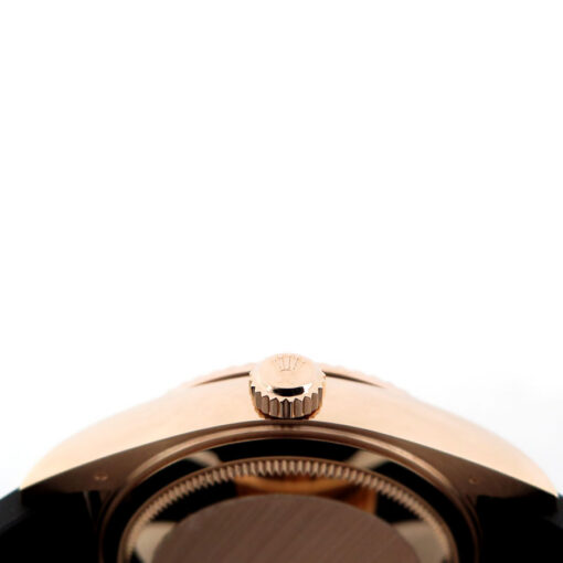Rolex 326235 Skydweller 18K Rose Gold with Slate Dial on Oysterflex - Image 4