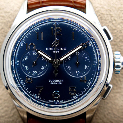 Breitling AB1510 Premier Heritage Duograph with Blue Dial 42mm - Image 4