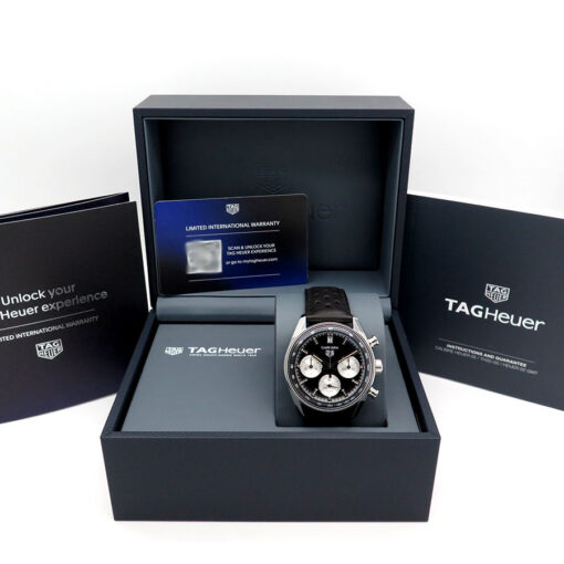 Tag Heuer CBS2210 Carrera Chronograph with Black Dial 39mm - Image 2