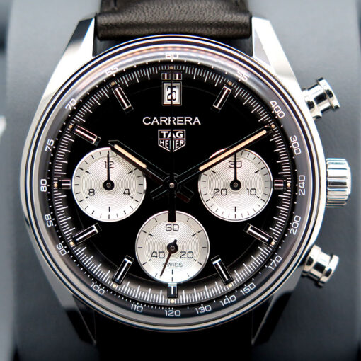 Tag Heuer CBS2210 Carrera Chronograph with Black Dial 39mm - Image 3