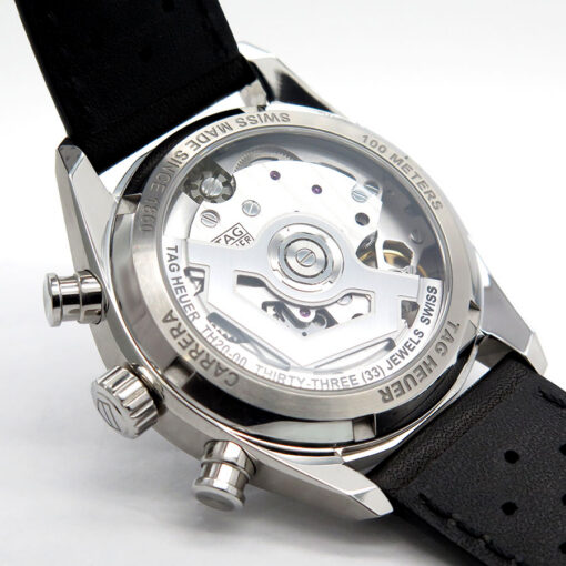 Tag Heuer CBS2210 Carrera Chronograph with Black Dial 39mm - Image 4