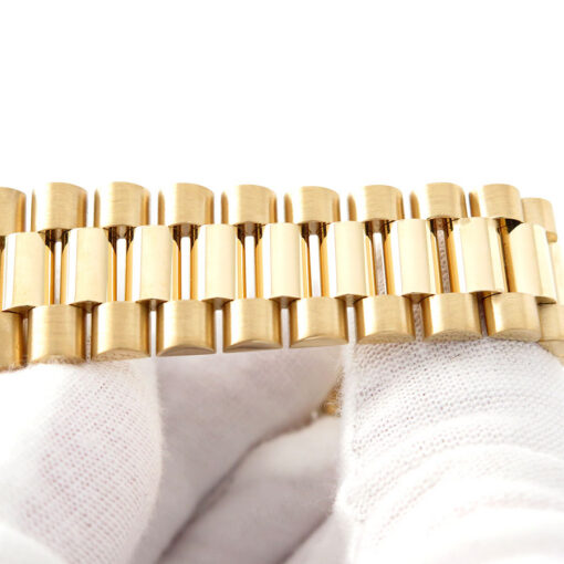 Rolex 118348 Day Date 36 18K Yellow Gold with Champagne Diamond Dial / Bezel - Image 8