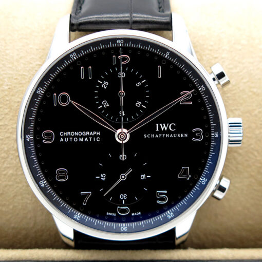 IWC IW371447 Portugieser Chronograph Automatic with Black Dial - Image 3