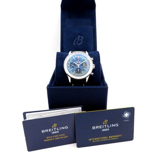 Alternative view of Breitling AB0121 Navitimer B01 Chronograph 43mm with Blue Dial
