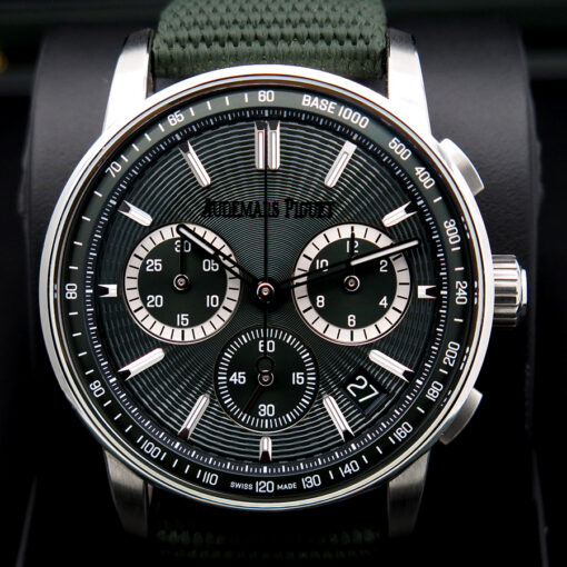 Audemars Piguet 26393ST Code 11.59 Chronograph with Green Dial - Image 3
