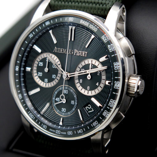 Audemars Piguet 26393ST Code 11.59 Chronograph with Green Dial - Image 4