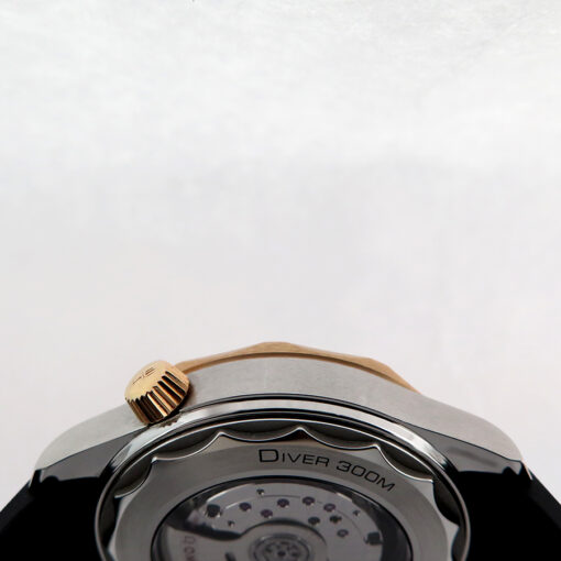 Omega Seamaster Diver 300m 18K/SS with Black Dial on Strap - Image 6