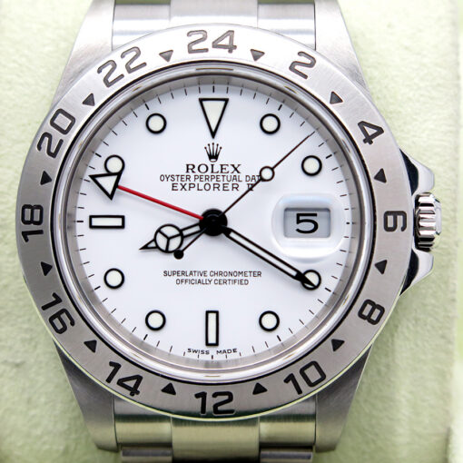 Rolex 16570 Explorer II with White Dial - Image 3