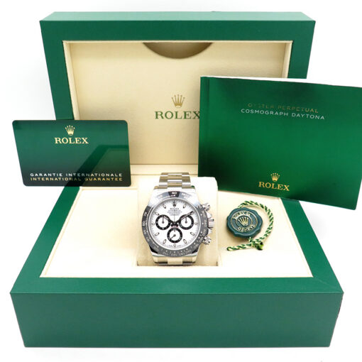 Rolex 116500LN Cosmograph Daytona with White Dial (New Old Stock) - Image 2
