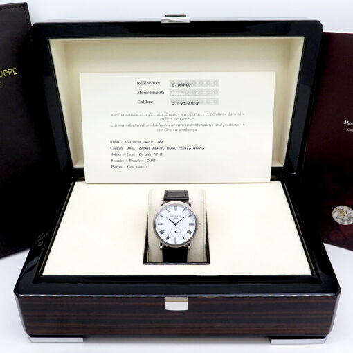 Patek Philippe 5116G Calatrava 18K White Gold with White Dial - Image 2
