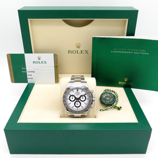 Rolex 116500LN Cosmograph Daytona with White Dial - Image 2